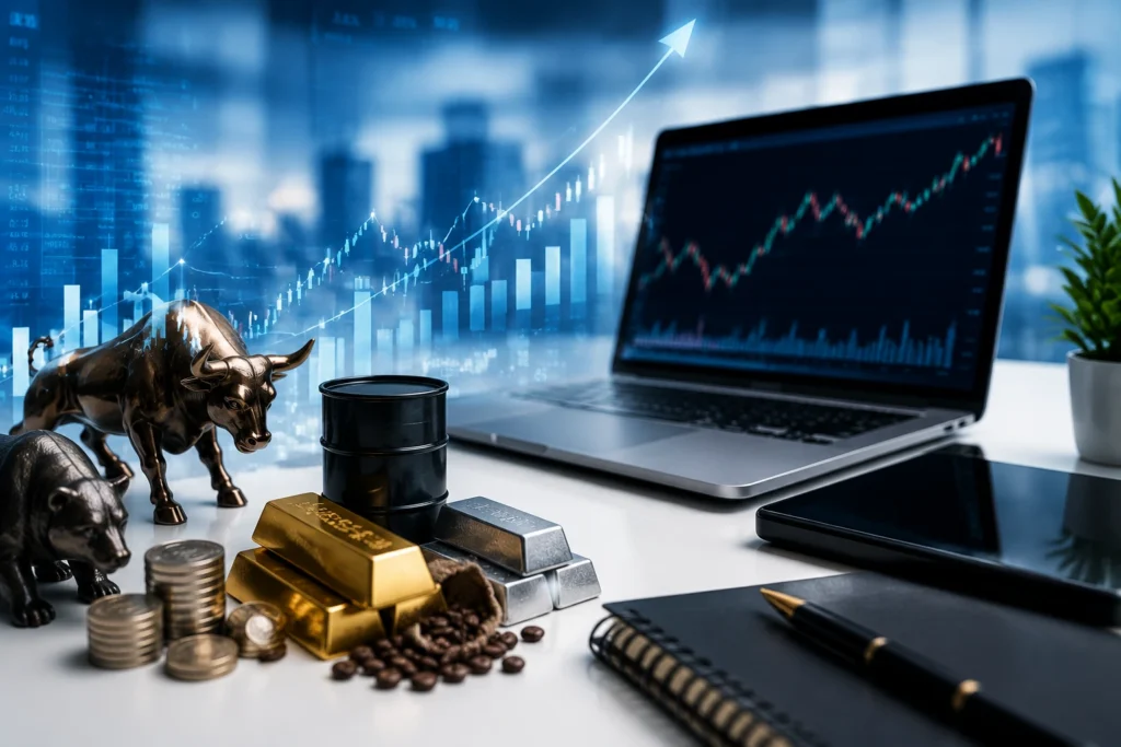 equity, commodity currency